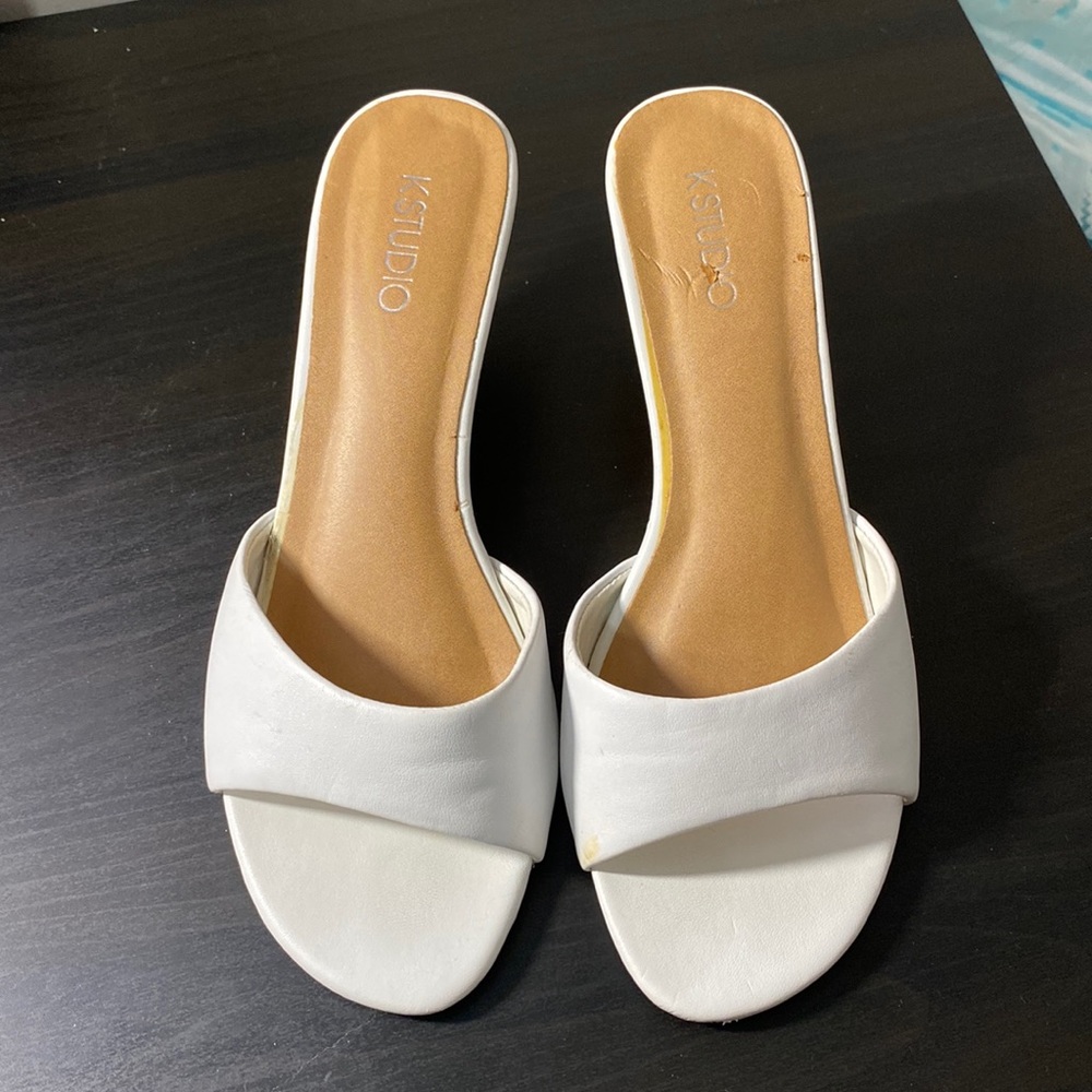 Kstudio White heels